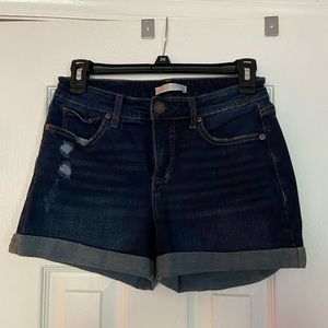 High rise shorts